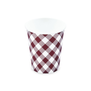 Papierový pohár Karo Ø80mm 280ml `M: 0,2L/8oz` [50 ks]