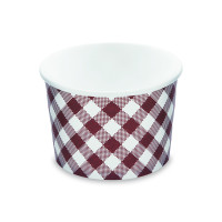 Papierová miska okrúhla Karo Ø115mm 500ml `M` [50 ks]