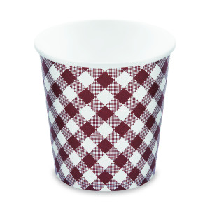 Papierová miska okrúhla Karo Ø115mm 750ml `L` [50 ks]