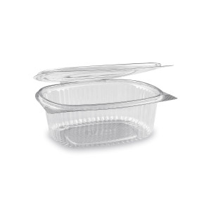 Miska (PET) s viečkom oválna priehľadná 750ml [50 ks]