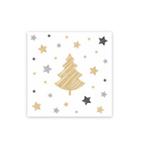 Servítky-obrúsky 3vrstvý Vianoce 33 x 33 cm [20 ks]