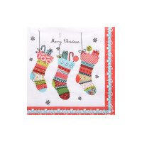 Servítky-obrúsky 3vrstvý Vianoce 33 x 33 cm [20 ks]