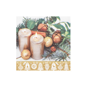 Servítky-obrúsky 3vrstvý Vianoce 33 x 33 cm [20 ks]