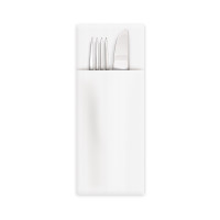 Servítky-obrúsky CutleryStar PREMIUM biely 32 x 40 cm [50 ks]