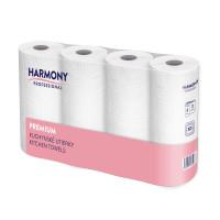 Kuchynská utierka (Tissue) Harmony Professional 3vrstvá 50-útržkov [4 ks]
