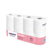 Toaletný papier (Tissue) Harmony Professional 3vrstvý biely 250 útržkov [8 ks]
